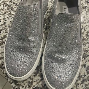 Steve Madden rhinestone slip one size 9